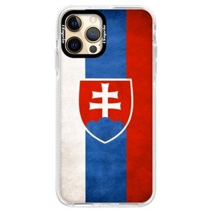 Silikonové pouzdro Bumper iSaprio - Slovakia Flag - iPhone 12 Pro