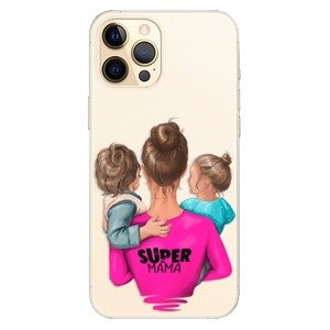 Plastové pouzdro iSaprio - Super Mama - Boy and Girl - iPhone 12 Pro Max