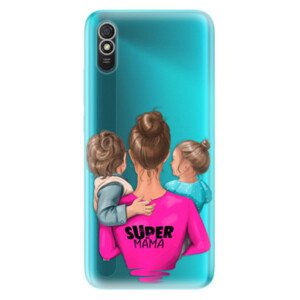 Odolné silikonové pouzdro iSaprio - Super Mama - Boy and Girl - Xiaomi Redmi 9A