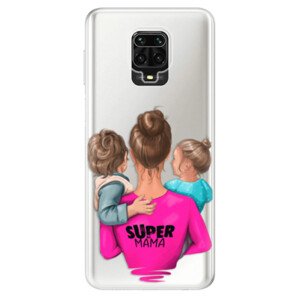 Odolné silikonové pouzdro iSaprio - Super Mama - Boy and Girl - Xiaomi Redmi Note 9 Pro / Note 9S