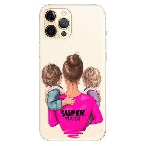 Plastové pouzdro iSaprio - Super Mama - Two Boys - iPhone 12 Pro Max