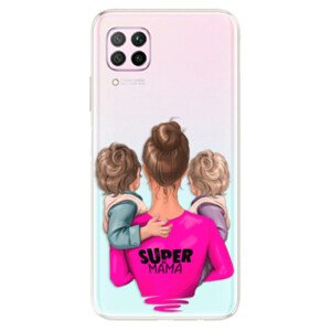Odolné silikonové pouzdro iSaprio - Super Mama - Two Boys - Huawei P40 Lite
