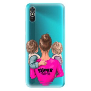 Odolné silikonové pouzdro iSaprio - Super Mama - Two Boys - Xiaomi Redmi 9A
