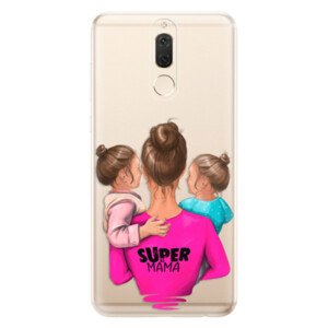 Odolné silikonové pouzdro iSaprio - Super Mama - Two Girls - Huawei Mate 10 Lite