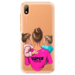 Plastové pouzdro iSaprio - Super Mama - Two Girls - Huawei Y5 2019