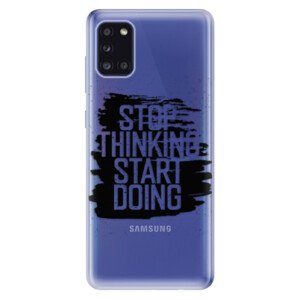 Odolné silikonové pouzdro iSaprio - Start Doing - black - Samsung Galaxy A31