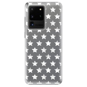 Plastové pouzdro iSaprio - Stars Pattern - white - Samsung Galaxy S20 Ultra