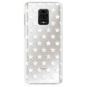Plastové pouzdro iSaprio - Stars Pattern - white - Xiaomi Redmi Note 9 Pro / Note 9S
