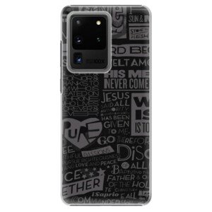 Plastové pouzdro iSaprio - Text 01 - Samsung Galaxy S20 Ultra