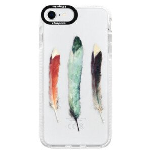Silikonové pouzdro Bumper iSaprio - Three Feathers - iPhone SE 2020