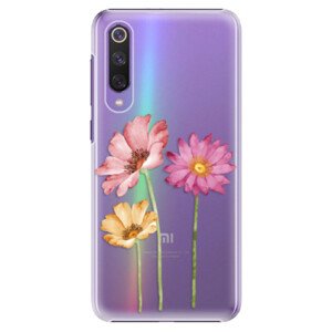 Plastové pouzdro iSaprio - Three Flowers - Xiaomi Mi 9 SE