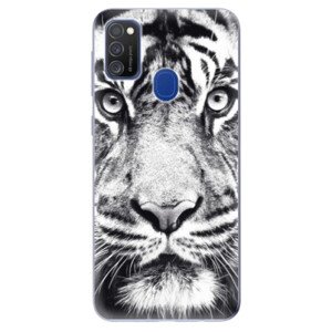 Odolné silikonové pouzdro iSaprio - Tiger Face - Samsung Galaxy M21