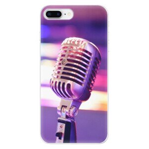 Odolné silikonové pouzdro iSaprio - Vintage Microphone - iPhone 8 Plus