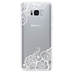 Odolné silikonové pouzdro iSaprio - White Lace 02 - Samsung Galaxy S8