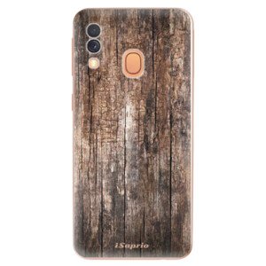 Odolné silikonové pouzdro iSaprio - Wood 11 - Samsung Galaxy A40