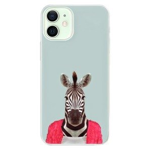 Odolné silikonové pouzdro iSaprio - Zebra 01 - iPhone 12 mini