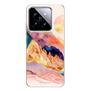 Odolné silikonové pouzdro iSaprio - Abstract Mountains - Xiaomi 14
