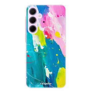 Odolné silikonové pouzdro iSaprio - Abstract Paint 04 - Samsung Galaxy A35 5G