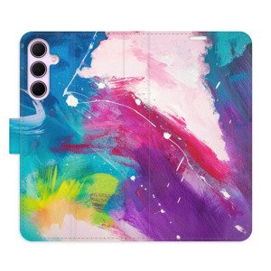 Flipové pouzdro iSaprio - Abstract Paint 05 - Samsung Galaxy A35 5G