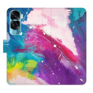 Flipové pouzdro iSaprio - Abstract Paint 05 - Honor 90 Lite 5G