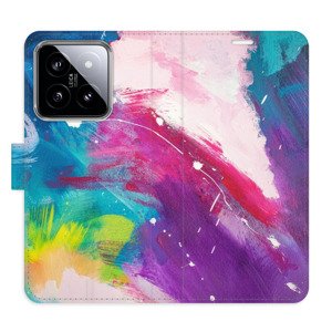 Flipové pouzdro iSaprio - Abstract Paint 05 - Xiaomi 14