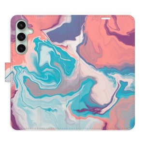 Flipové pouzdro iSaprio - Abstract Paint 06 - Samsung Galaxy S23 FE