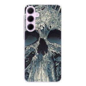 Odolné silikonové pouzdro iSaprio - Abstract Skull - Samsung Galaxy A55 5G