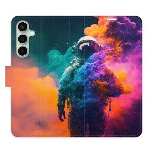 Flipové pouzdro iSaprio - Astronaut in Colours 02 - Samsung Galaxy S23 FE