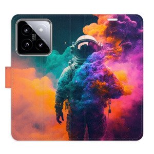 Flipové pouzdro iSaprio - Astronaut in Colours 02 - Xiaomi 14