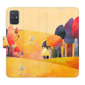 Flipové pouzdro iSaprio - Autumn Forest - Samsung Galaxy A71