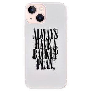 Odolné silikonové pouzdro iSaprio - Backup Plan - iPhone 13 mini