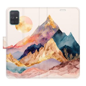 Flipové pouzdro iSaprio - Beautiful Mountains - Samsung Galaxy A71