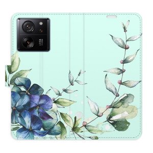 Flipové pouzdro iSaprio - Blue Flowers - Xiaomi 13T / 13T Pro