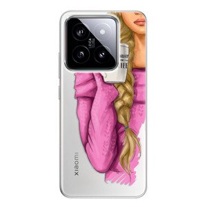 Odolné silikonové pouzdro iSaprio - My Coffe and Blond Girl - Xiaomi 14