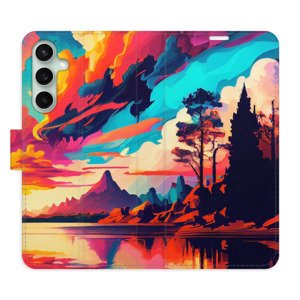 Flipové pouzdro iSaprio - Colorful Mountains 02 - Samsung Galaxy S23 FE