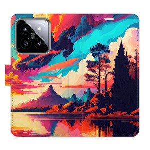 Flipové pouzdro iSaprio - Colorful Mountains 02 - Xiaomi 14