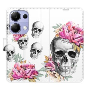 Flipové pouzdro iSaprio - Crazy Skull - Xiaomi Redmi Note 13 Pro