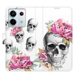 Flipové pouzdro iSaprio - Crazy Skull - Xiaomi Redmi Note 13 Pro+ 5G