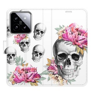 Flipové pouzdro iSaprio - Crazy Skull - Xiaomi 14