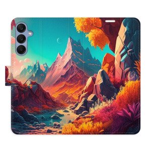 Flipové pouzdro iSaprio - Colorful Mountains - Samsung Galaxy A25 5G