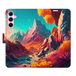 Flipové pouzdro iSaprio - Colorful Mountains - Samsung Galaxy A35 5G