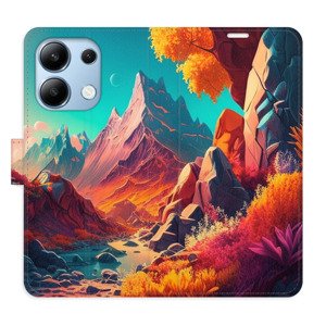 Flipové pouzdro iSaprio - Colorful Mountains - Xiaomi Redmi Note 13