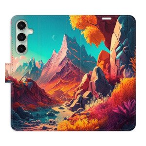Flipové pouzdro iSaprio - Colorful Mountains - Samsung Galaxy S23 FE