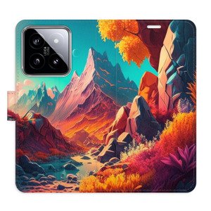 Flipové pouzdro iSaprio - Colorful Mountains - Xiaomi 14