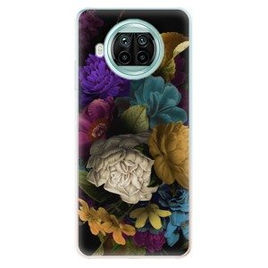 Odolné silikonové pouzdro iSaprio - Dark Flowers - Xiaomi Mi 10T Lite