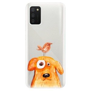 Odolné silikonové pouzdro iSaprio - Dog And Bird - Samsung Galaxy A02s