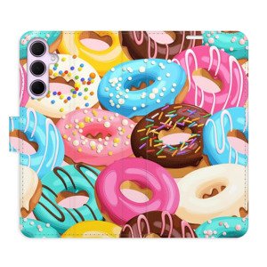 Flipové pouzdro iSaprio - Donuts Pattern 02 - Samsung Galaxy A35 5G