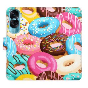 Flipové pouzdro iSaprio - Donuts Pattern 02 - Honor 90 Lite 5G