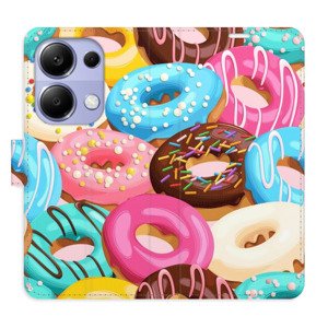 Flipové pouzdro iSaprio - Donuts Pattern 02 - Xiaomi Redmi Note 13 Pro