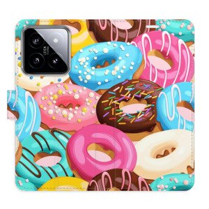 Flipové pouzdro iSaprio - Donuts Pattern 02 - Xiaomi 14